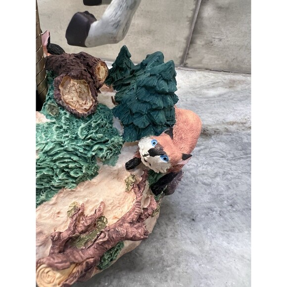 House of Lloyd Christmas Santa on horse Rocking music box Fox Bun Tally Ho Ho Ho - Picture 9 of 13